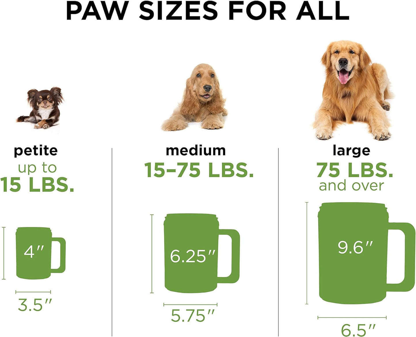 Paw Plunger – the Muddy Paw Cleaner for Dogs – Saves Carpet, Furniture, Bedding and Cars from Dirty Paw Prints – Use This Dog Paw Cleaner after Walks – Soft Bristles, Convenient Cup Handle